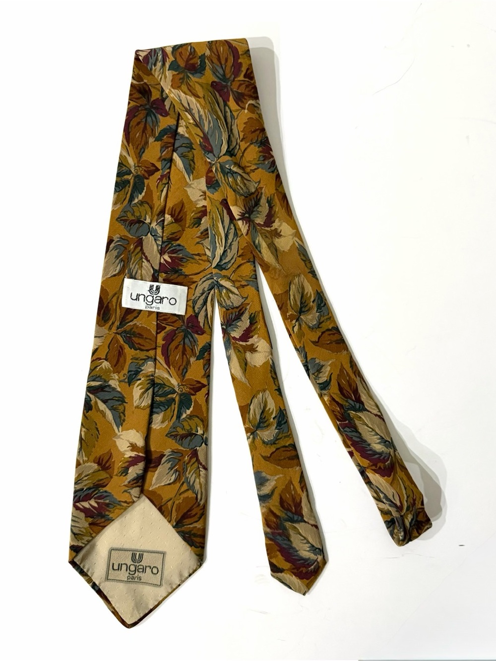 Vintage Ungaro Silk Autumn Color Tie